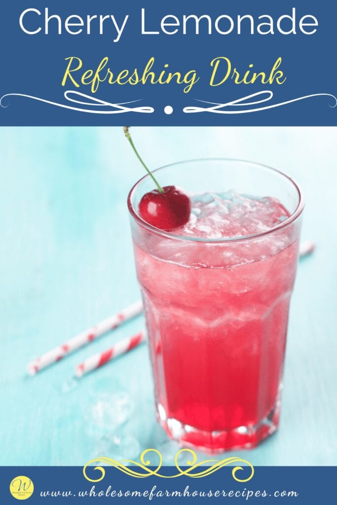 Cherry Lemonade Refreshing Drink