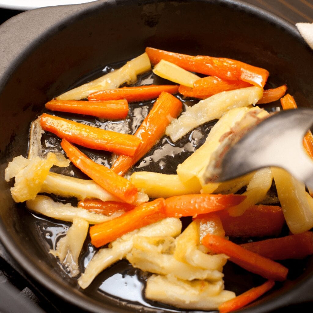 Fried Carrots and ParsnipsFried Carrots and Parsnips
