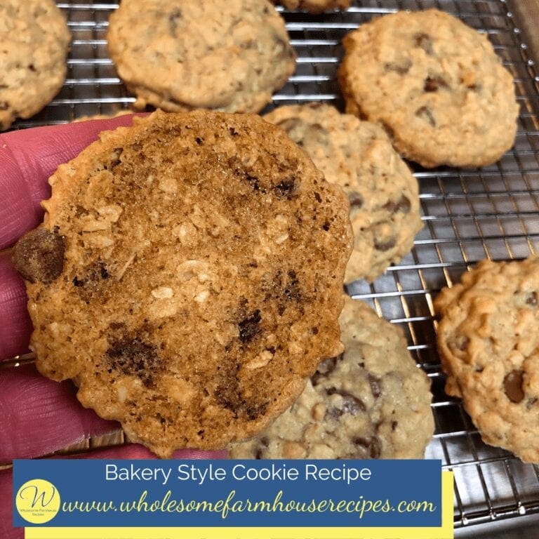 Blue Ribbon Oatmeal Chocolate Chip Cookies - Wholesome Farmhouse Recipes