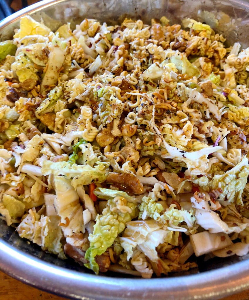 Large Bowl of Asian Cabbage Salad
