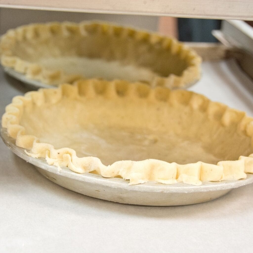 Easy Pie Crust Two pie crusts ready to fill