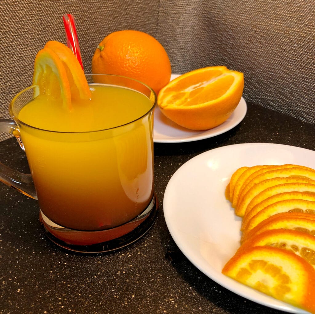 Refreshing Orange Juice Drink