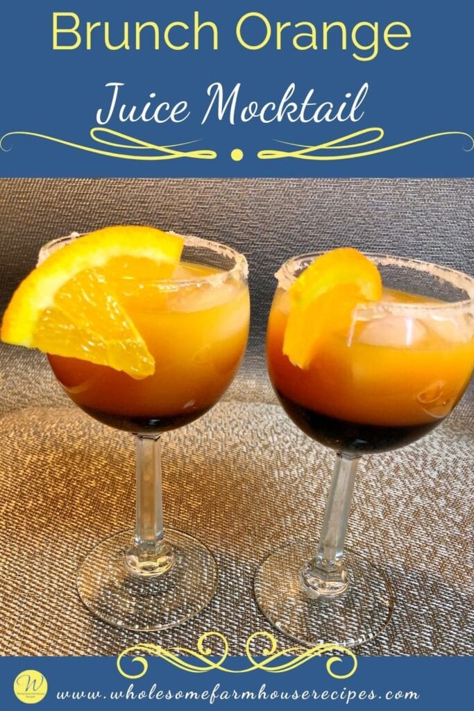 Brunch Orange Juice Mocktail