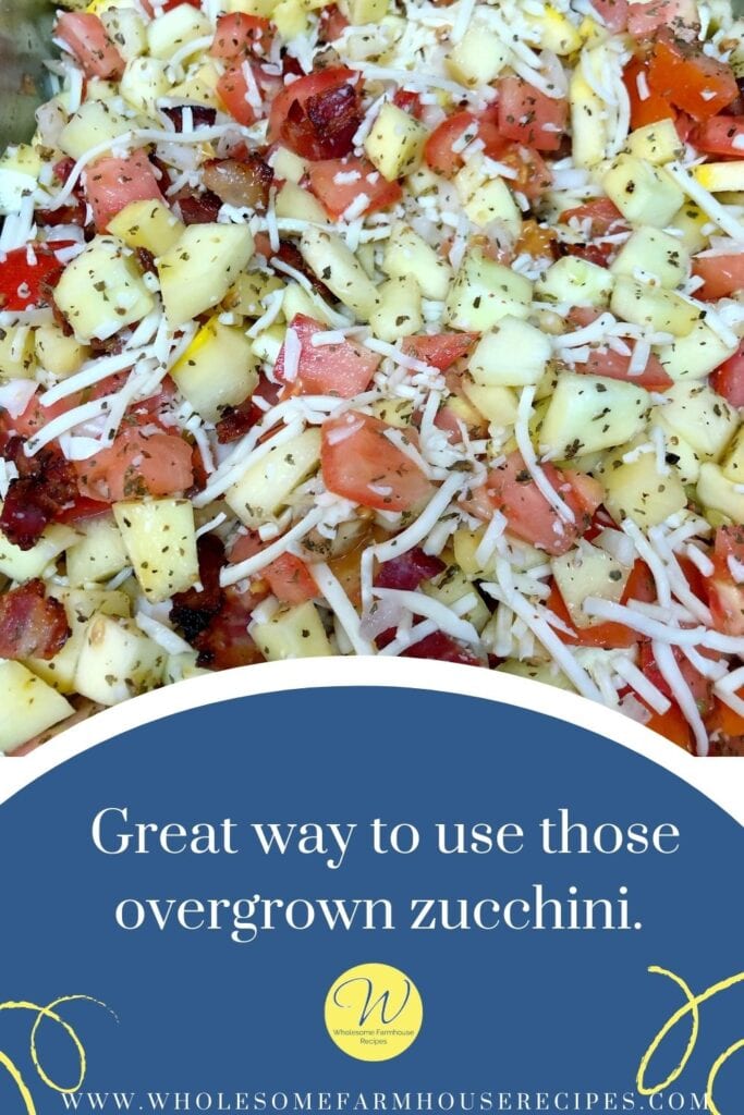 Great way to use those overgrown zucchini.