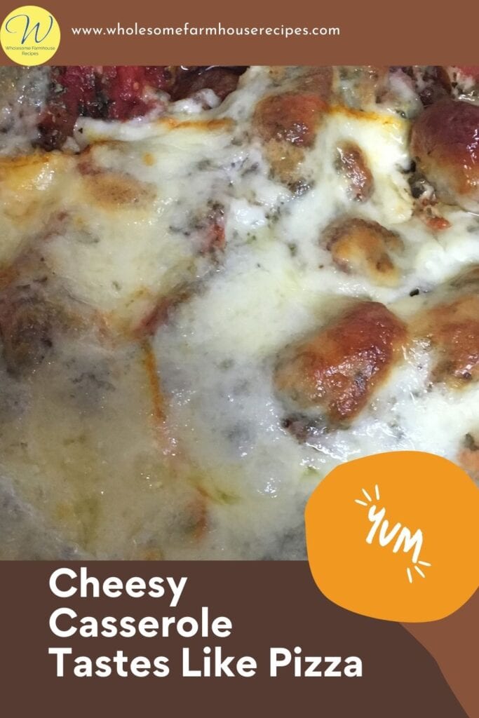 cheesy casserole taste like pizza
