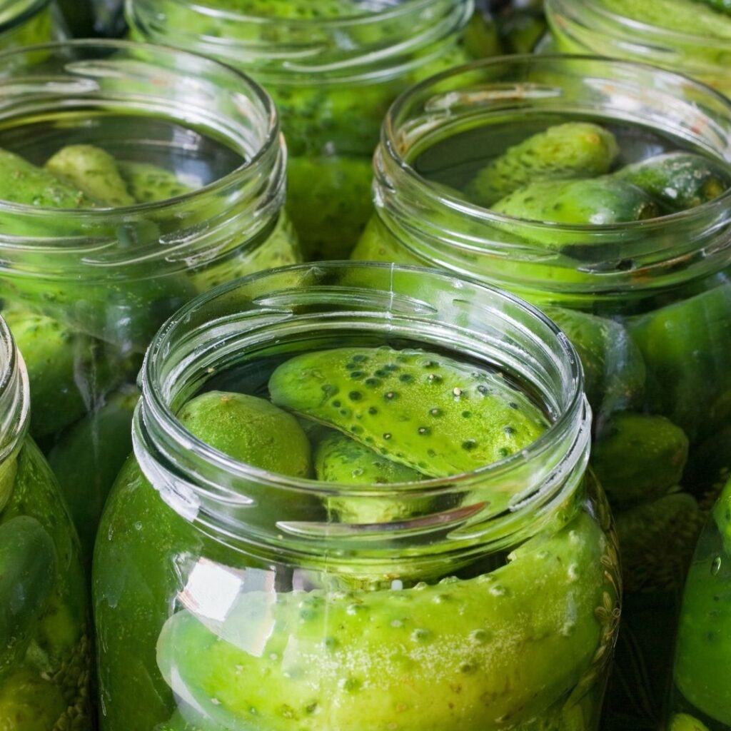 Packing Jars with Cucumbers