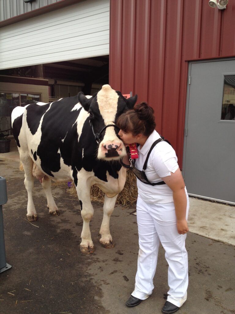 Casey and Ivy the Dairy Cow