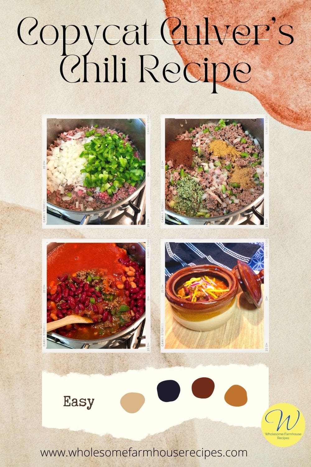 Culver Copycat Chili Like Makes Recipe Wholesome Farmhouse Recipes