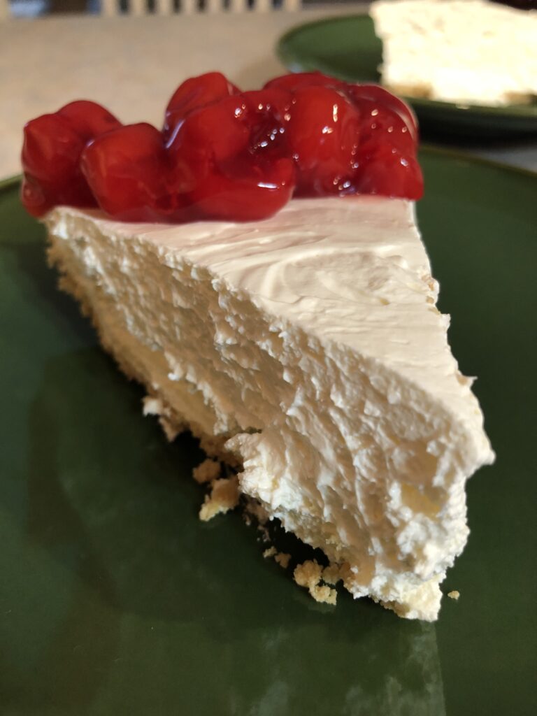 Cheesecake with Cherry Pie Filling