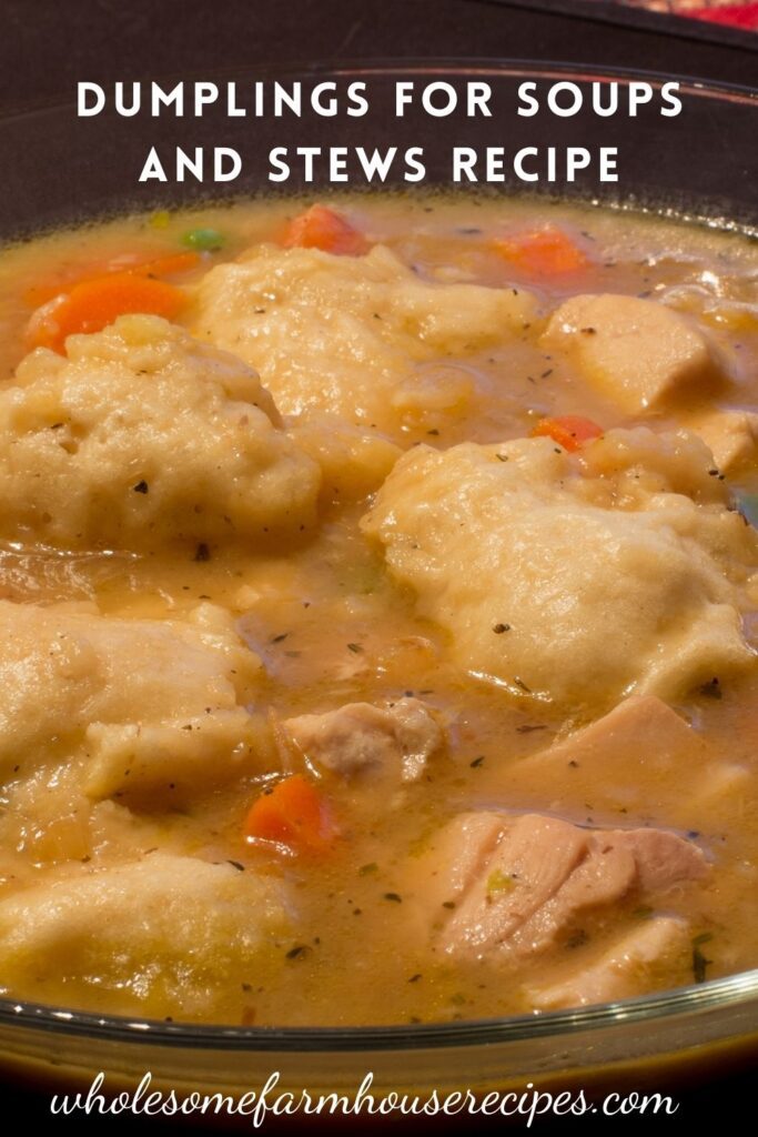 Dumplings for Soups and Stews Recipe