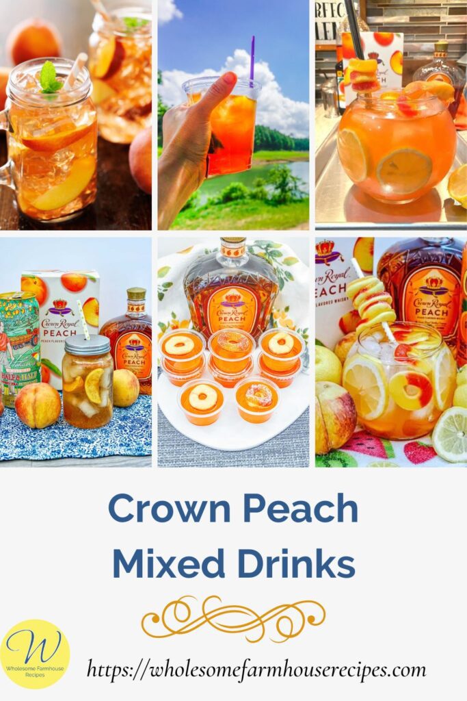 Crown Peach Mixed Drinks