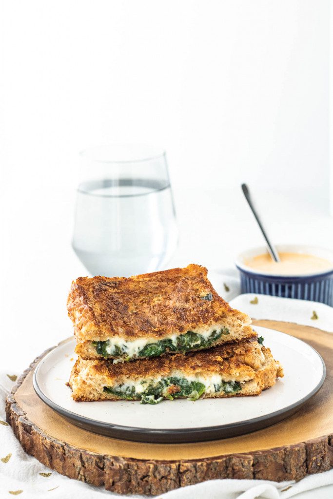 feta-spinach cheesy melt