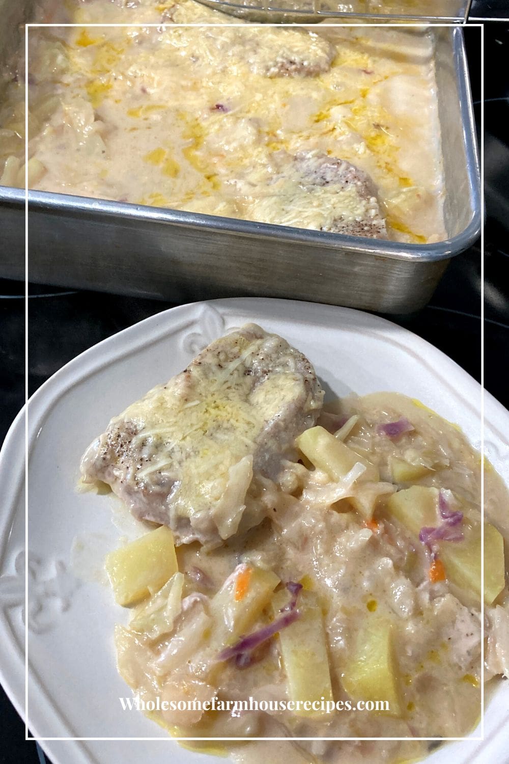 Creamy Pork Chop and Vegetable Casserole - Wholesome Farmhouse Recipes