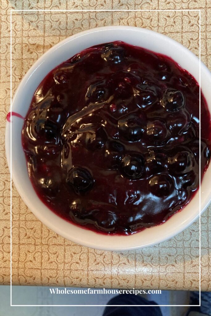 Easy Pre-cooked Blueberry Filling