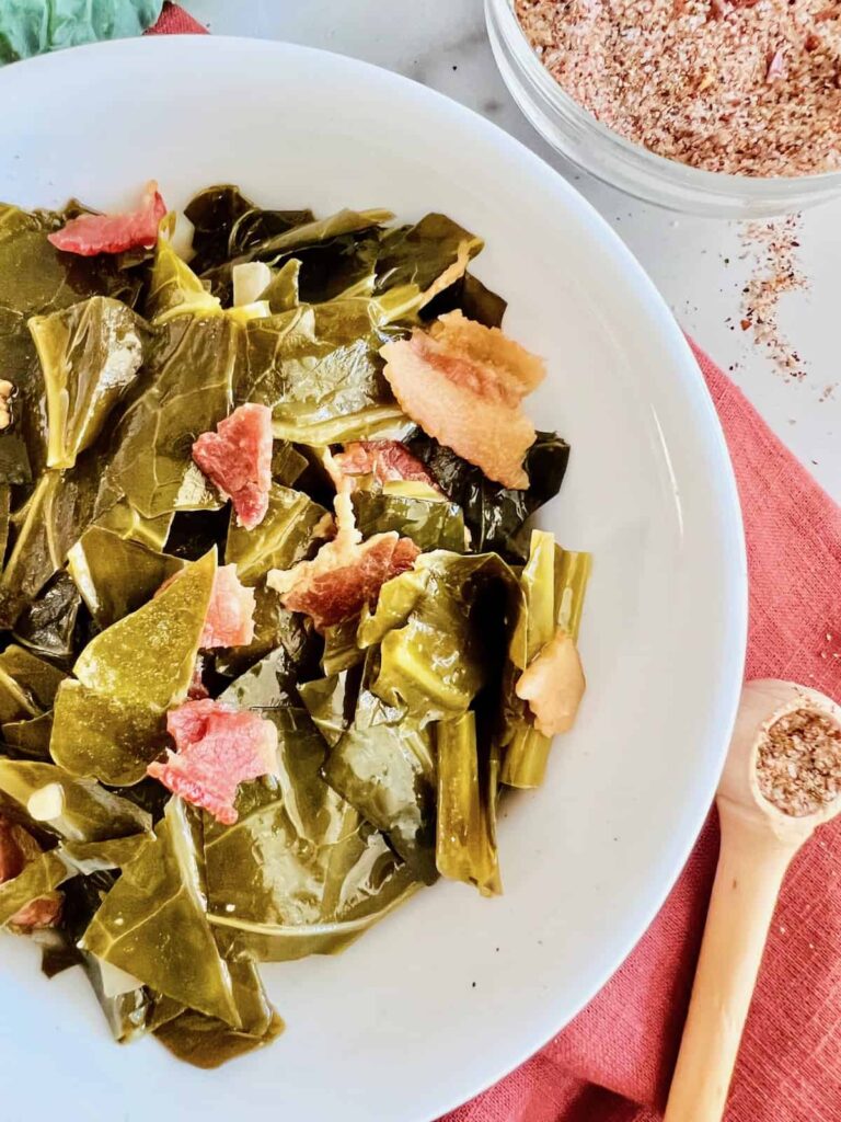 Slow-Cooker-Collard-Greens-Partial-closeup-of-bowl-filled-with-cooked-collard-greens