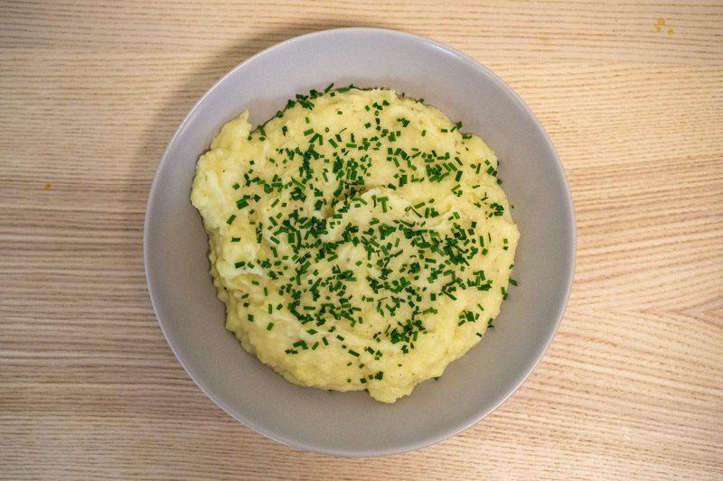 Buttermilk Mashed Potatoes Without a Masher
