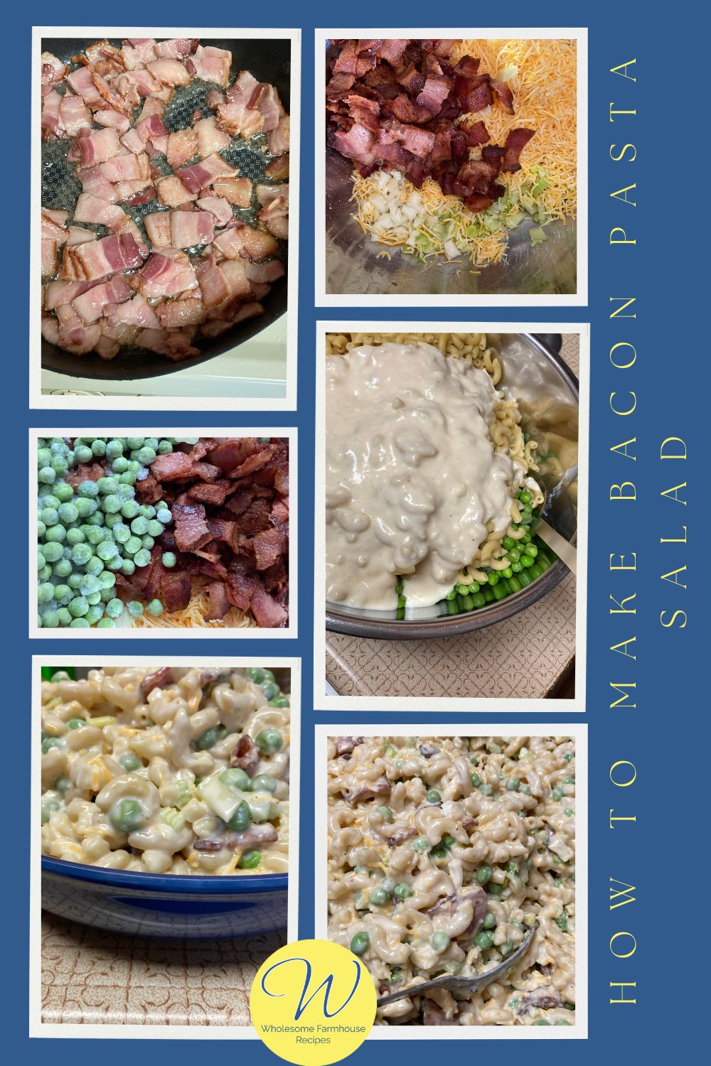 How to make bacon pasta salad
