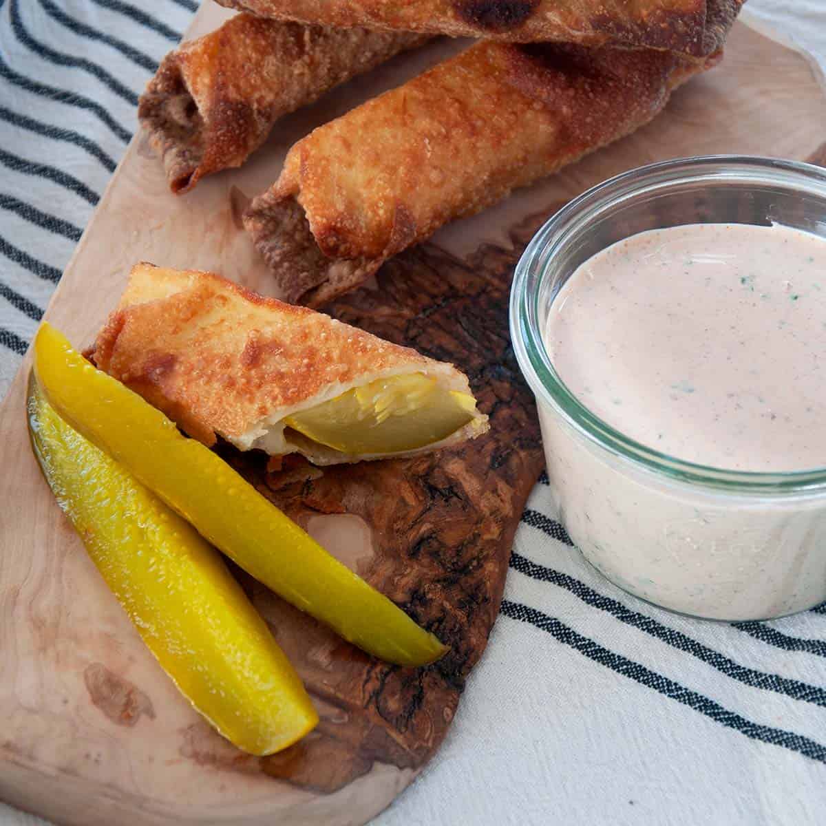 THE BEST CHEESY FRIED PICKLES
