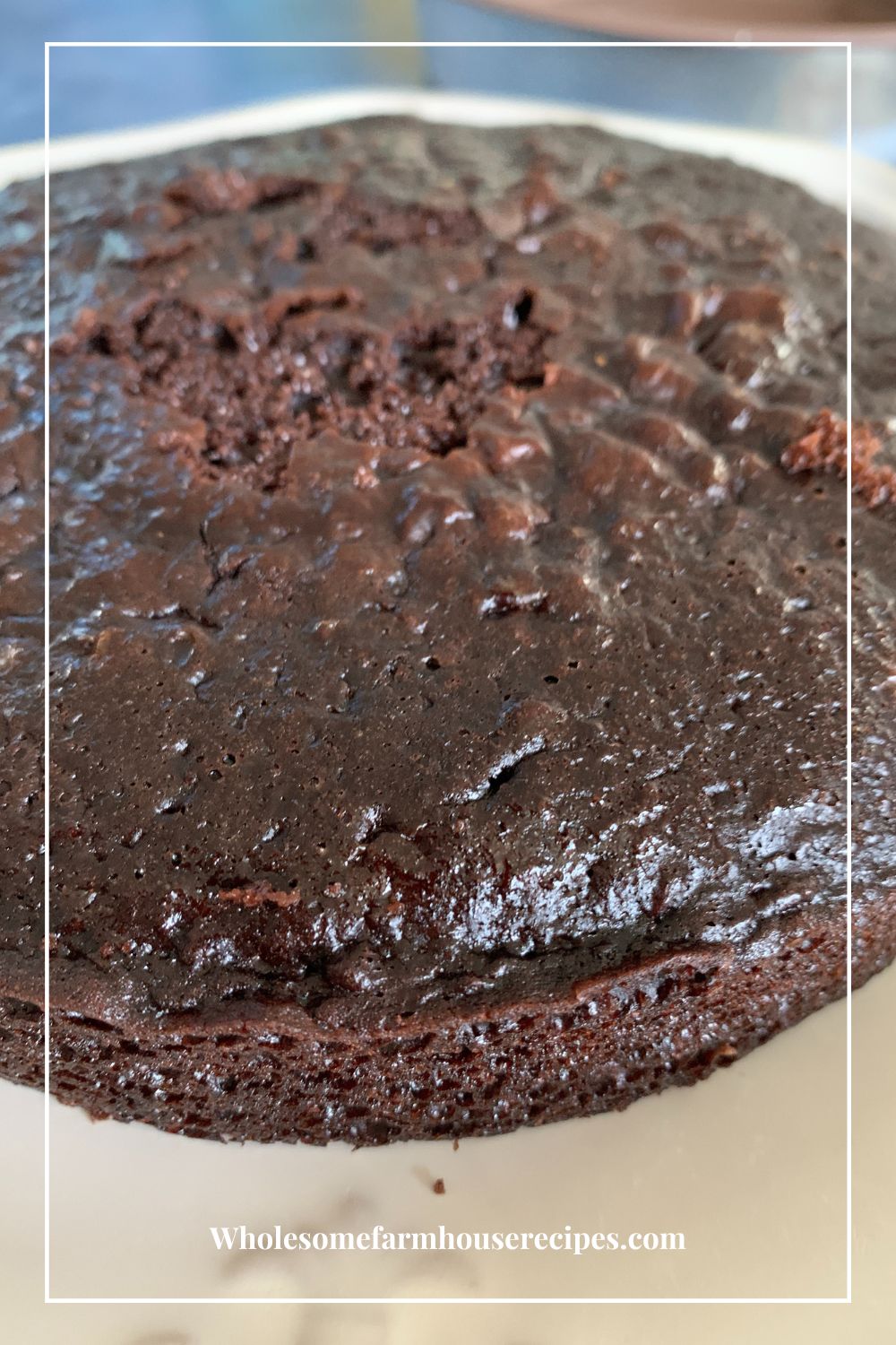 moist chocolaty layer cake