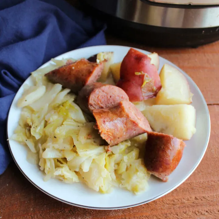 Kielbasa Cabbage and Potatoes in the Instant Pot