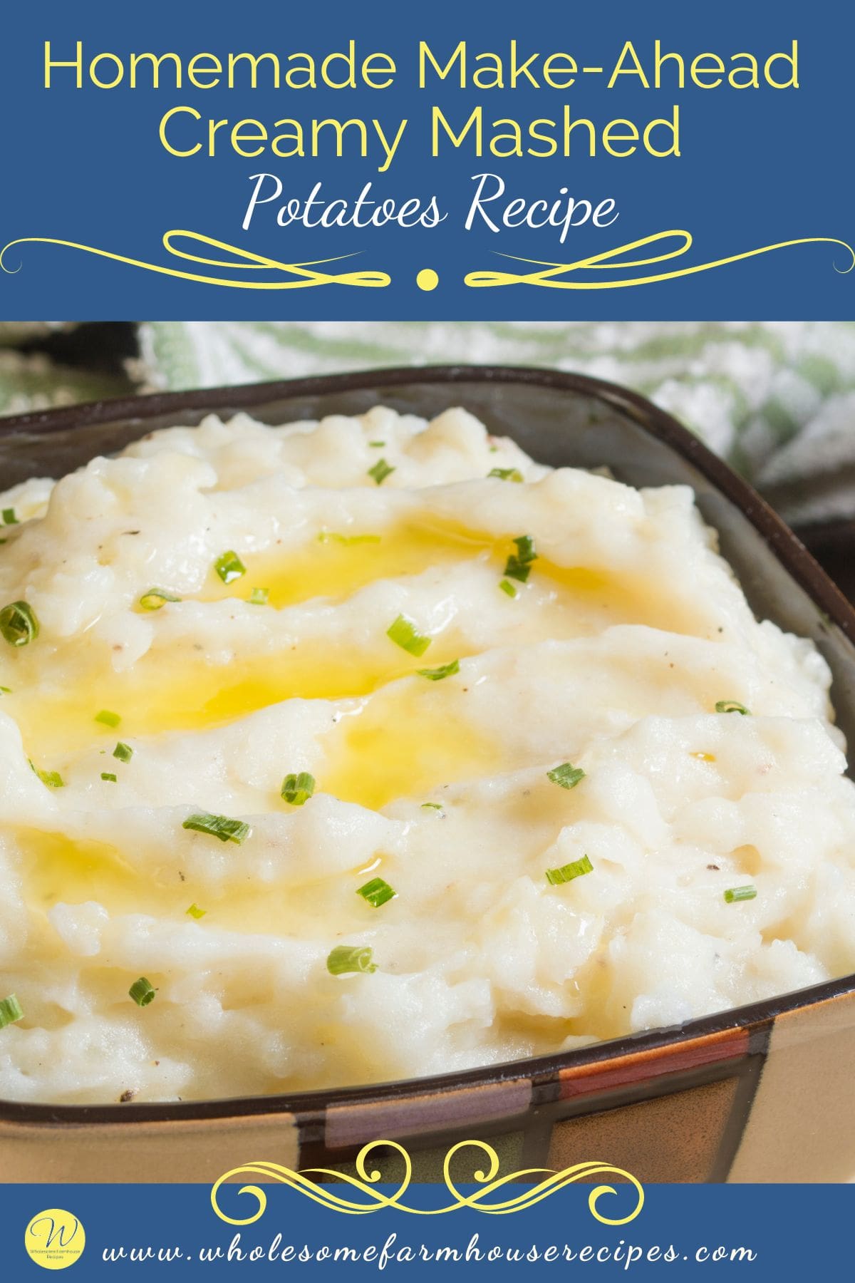 Homemade Make-Ahead Creamy Mashed Potatoes Recipe