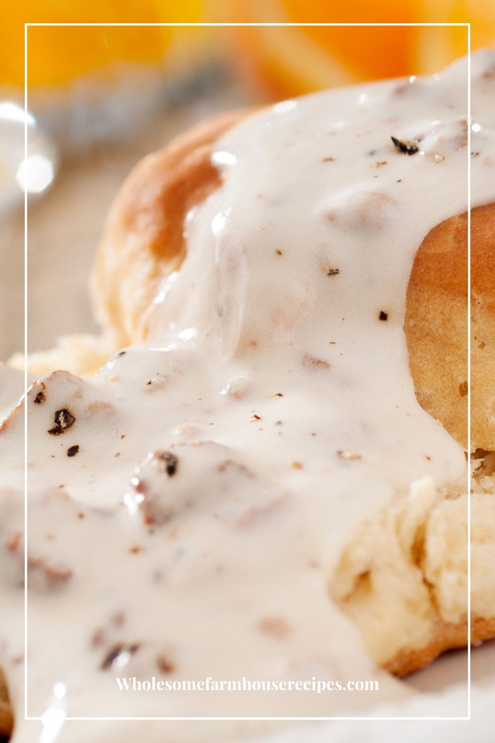 Biscuits with White Gravy