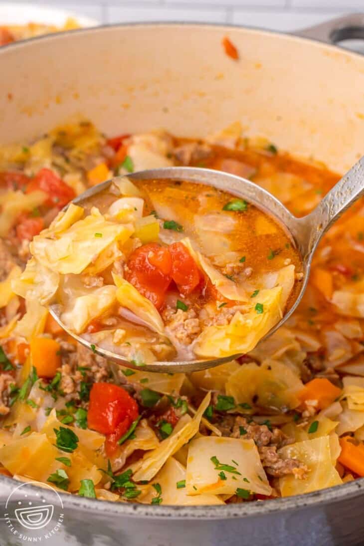 Cabbage And Sausage Soup