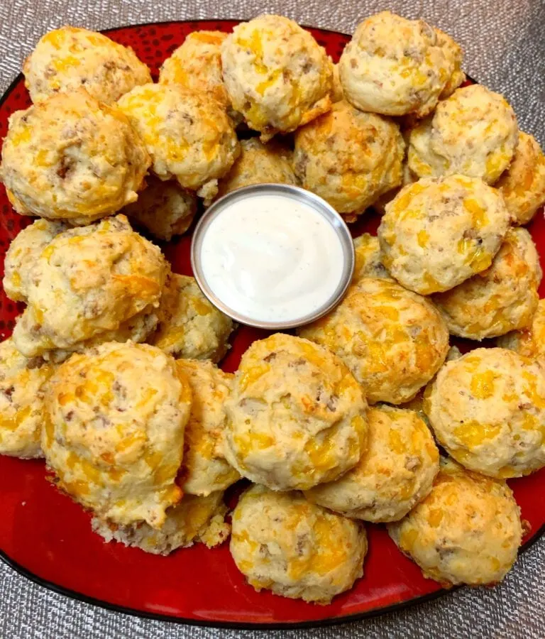 Maple Sausage Cheddar Cheese Biscuits Easy Recipe