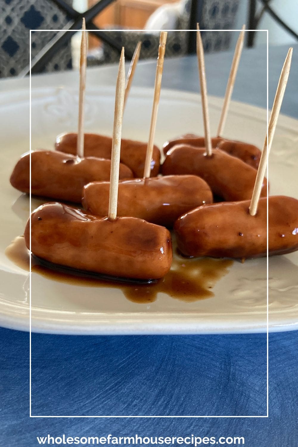 Slow Cooker Grape Jelly BBQ Little Smokies Recipe Wholesome Farmhouse