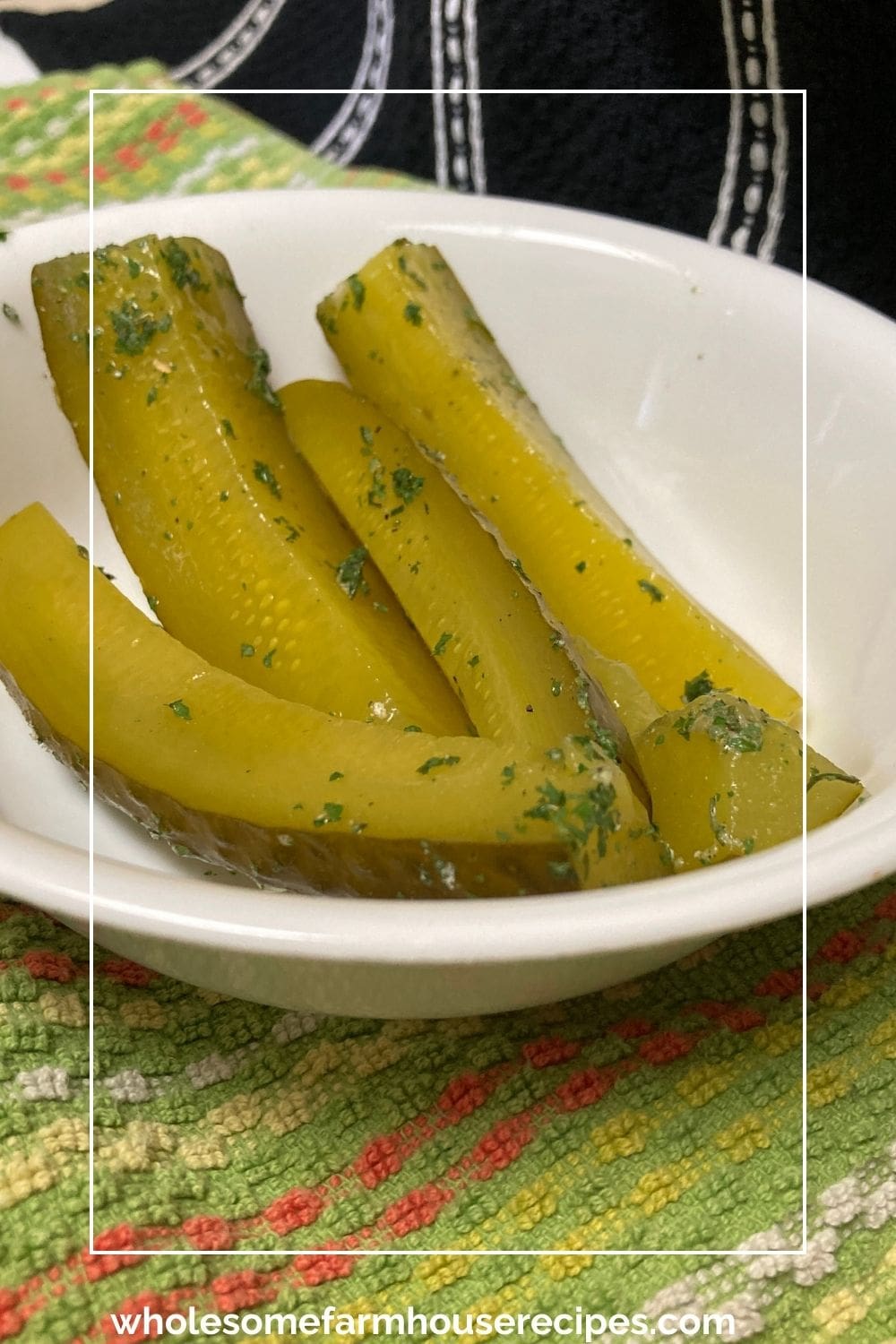 Overnight Refrigerator Ranch Pickles (Viral TikTok) - Wholesome ...