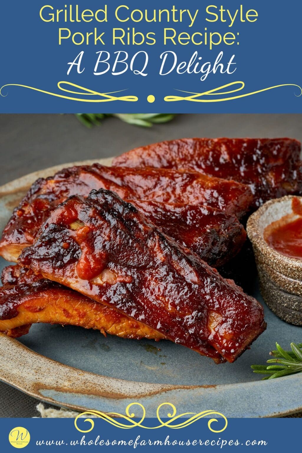 Grilled Country Style Pork Ribs Recipe: A BBQ Delight - Wholesome ...