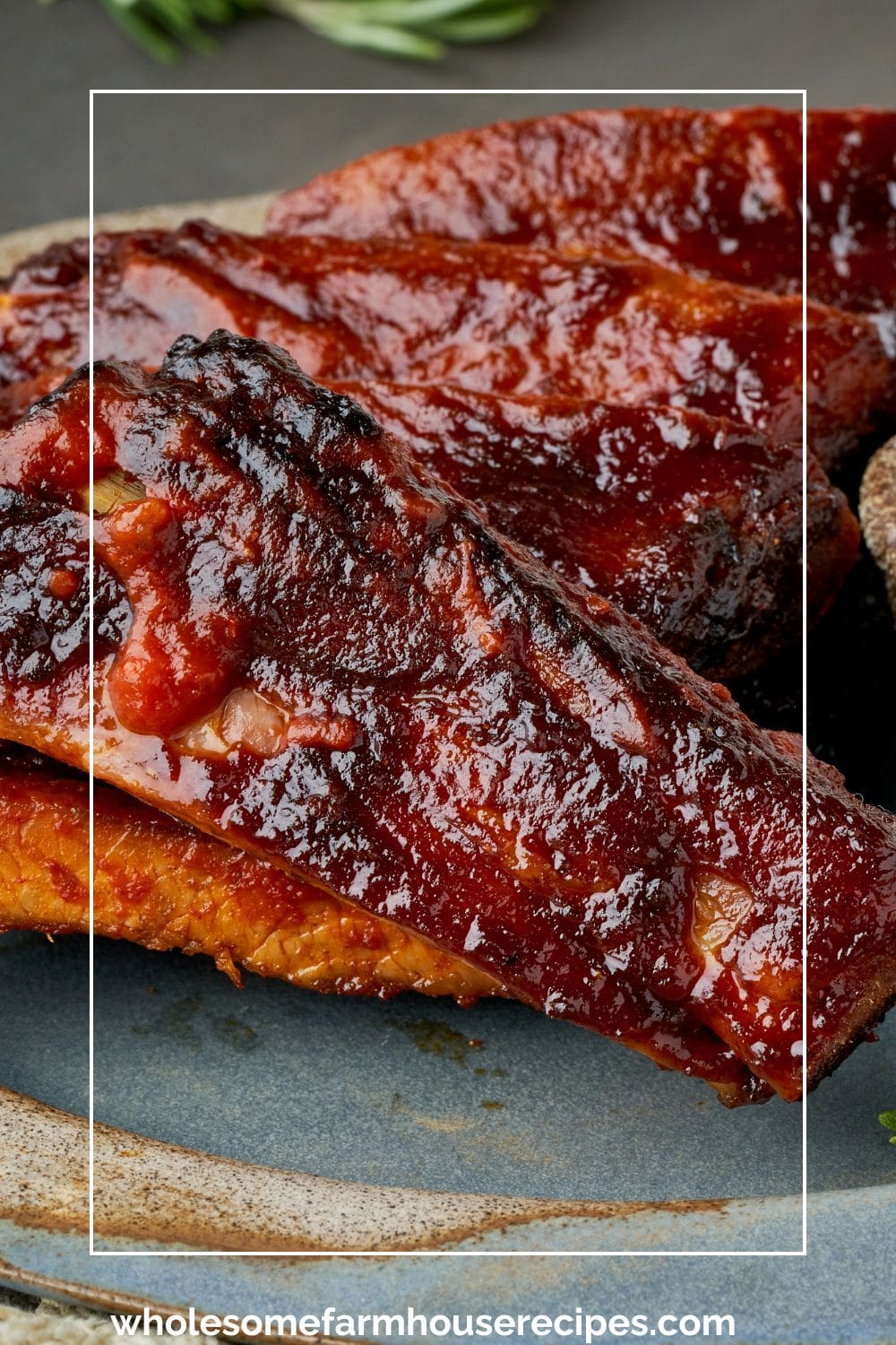 Grilled Country-Style Pork Ribs with BBQ Sauce