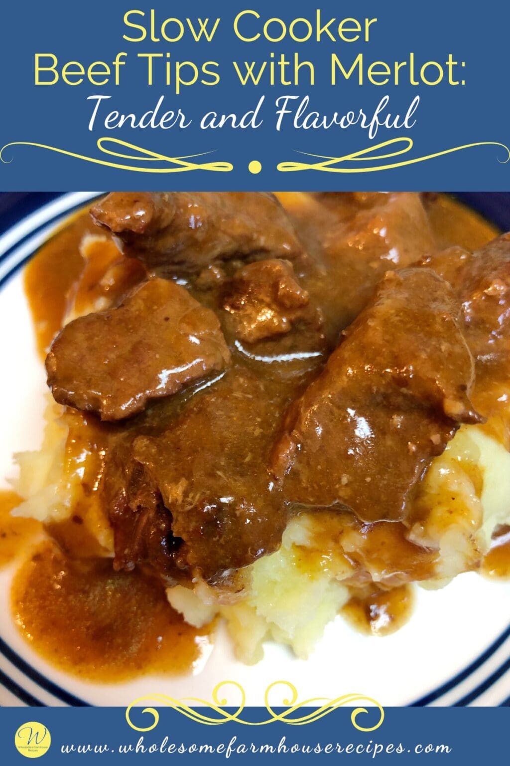 Slow Cooker Beef Tips with Merlot Tender and Flavorful Wholesome