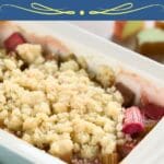 Baked Sticky Rhubarb Pudding Recipe