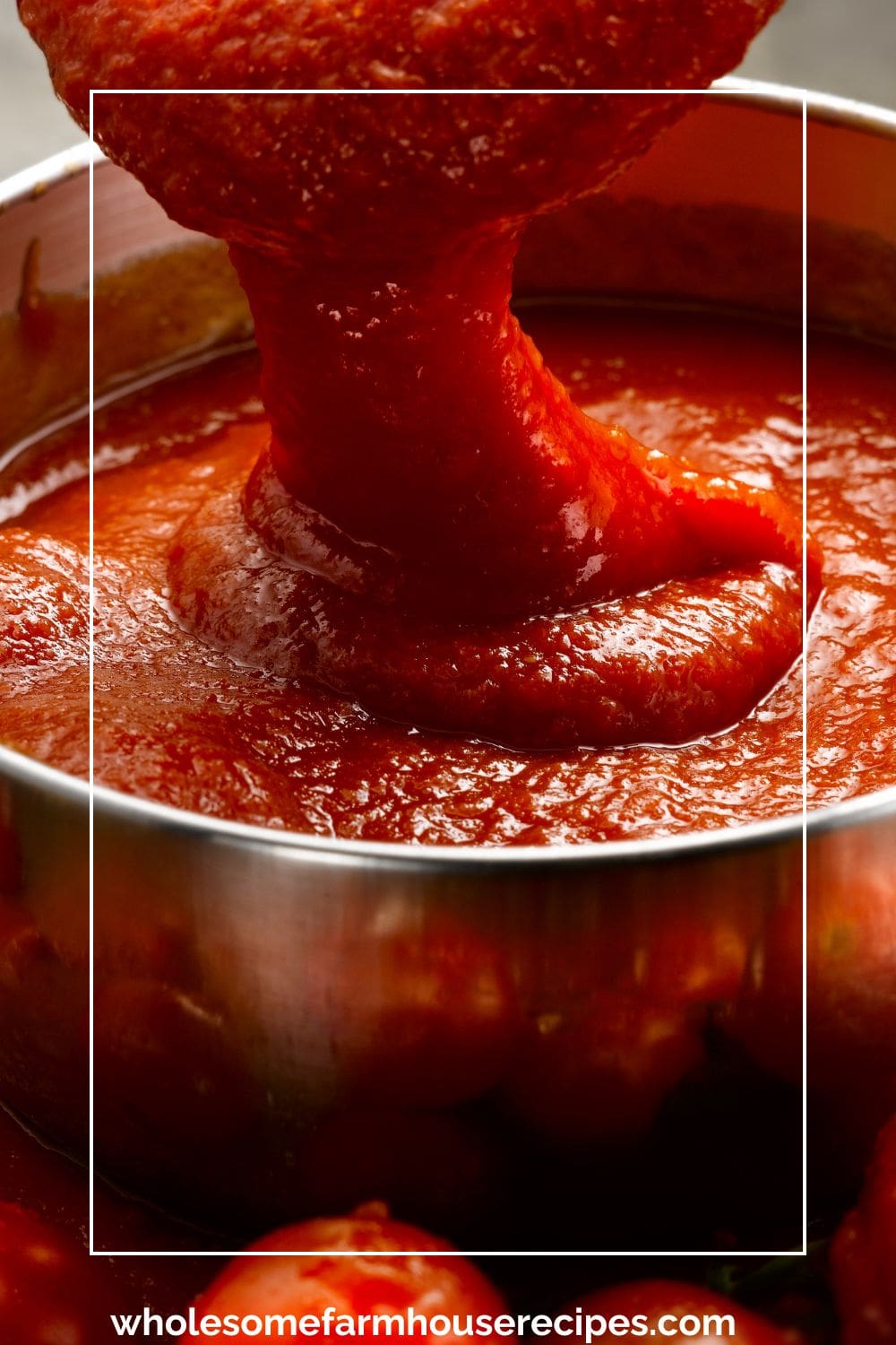 Kettle of Thick Tomato Sauce