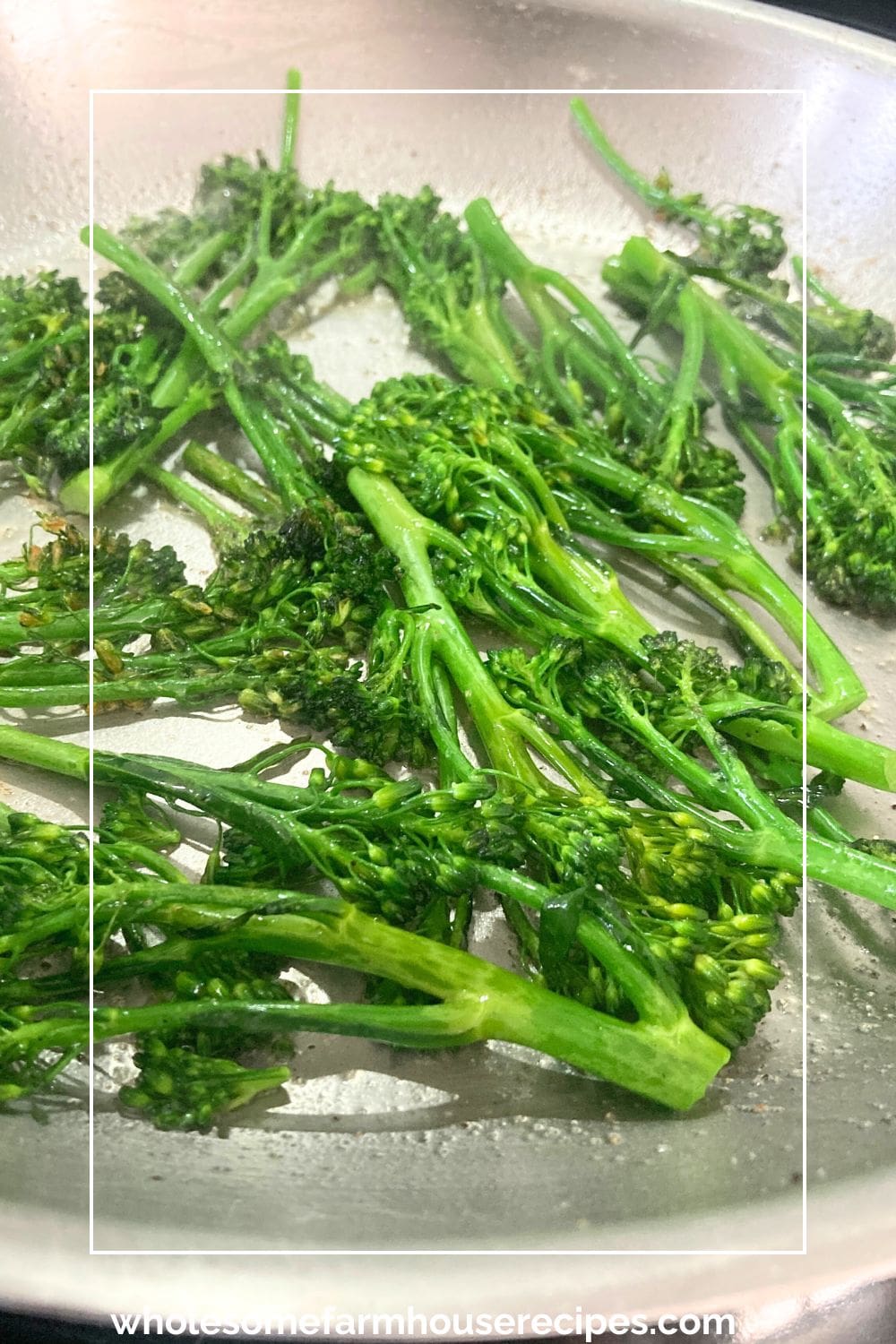 Sautéing Broccoli Rabe