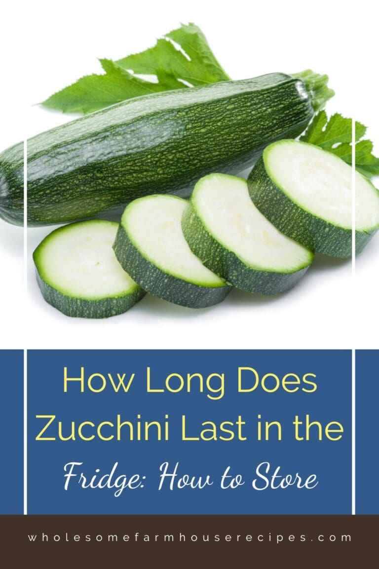 How Long Does Zucchini Last in the Fridge How to Store Wholesome