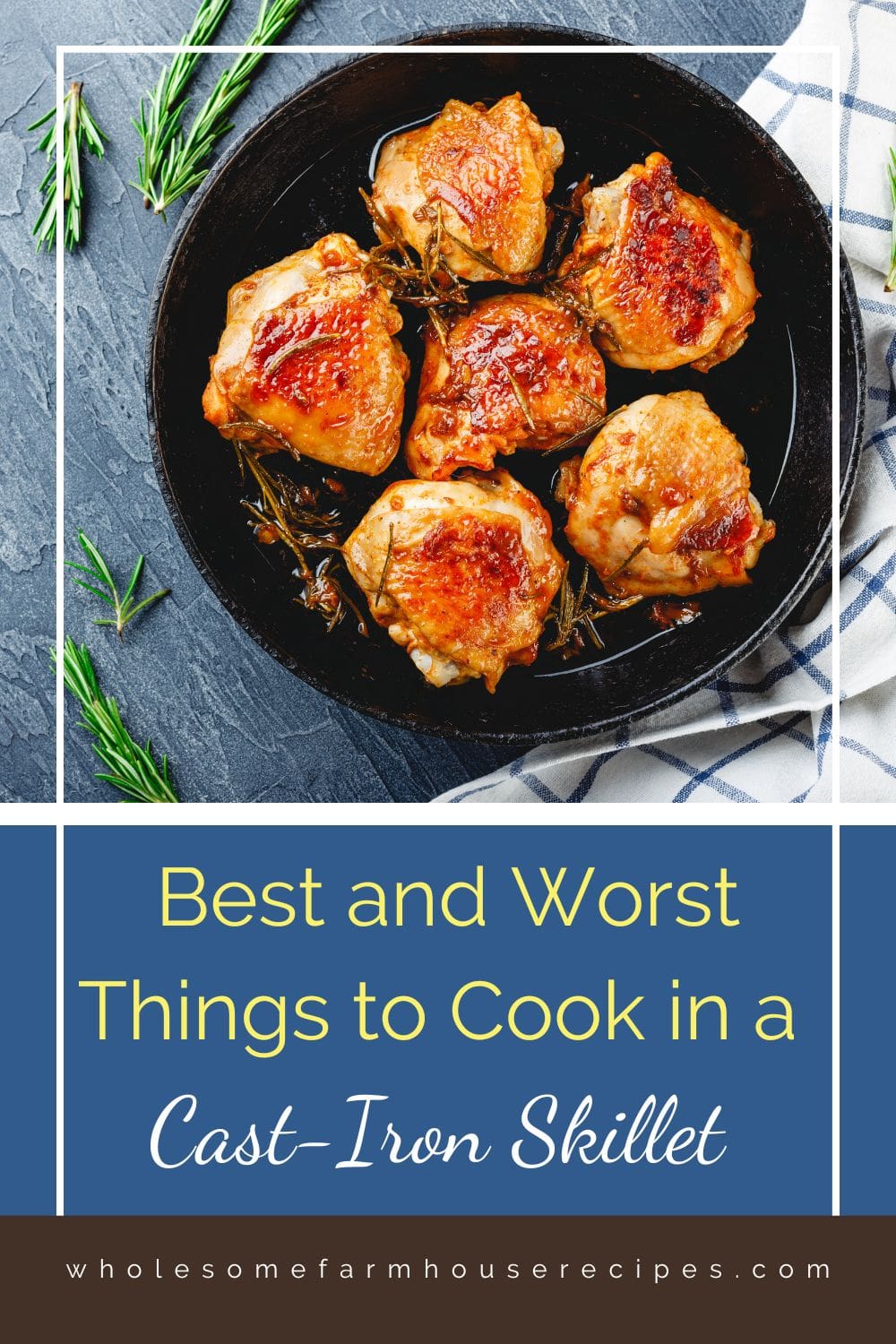 Best and Worst Things to Cook in a CastIron Skillet Wholesome