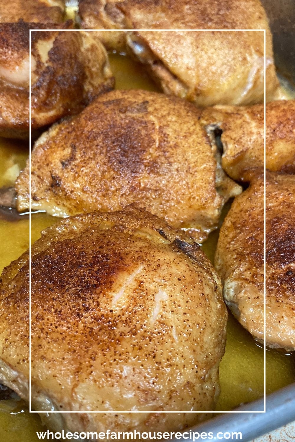 Crispy and Juicy Oven Baked Chicken Thighs Recipe Wholesome Farmhouse