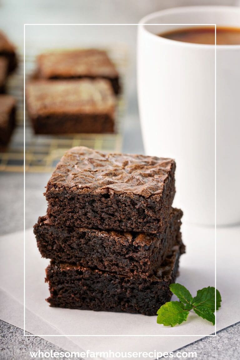 Decadent Coffee Brownies Recipe (Extra Fudgy and Rich) - Wholesome