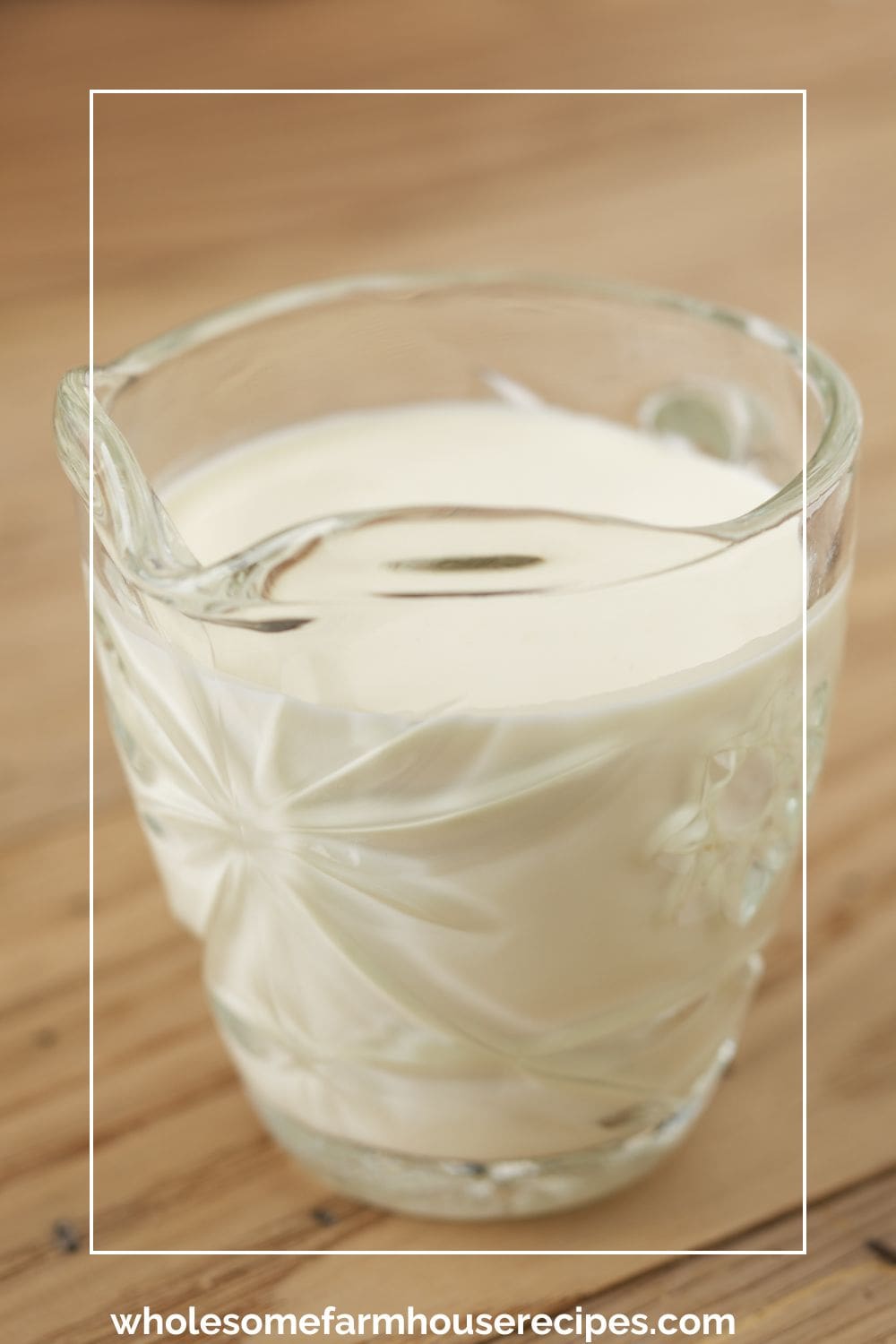 Pitcher of heavy Whipping Cream