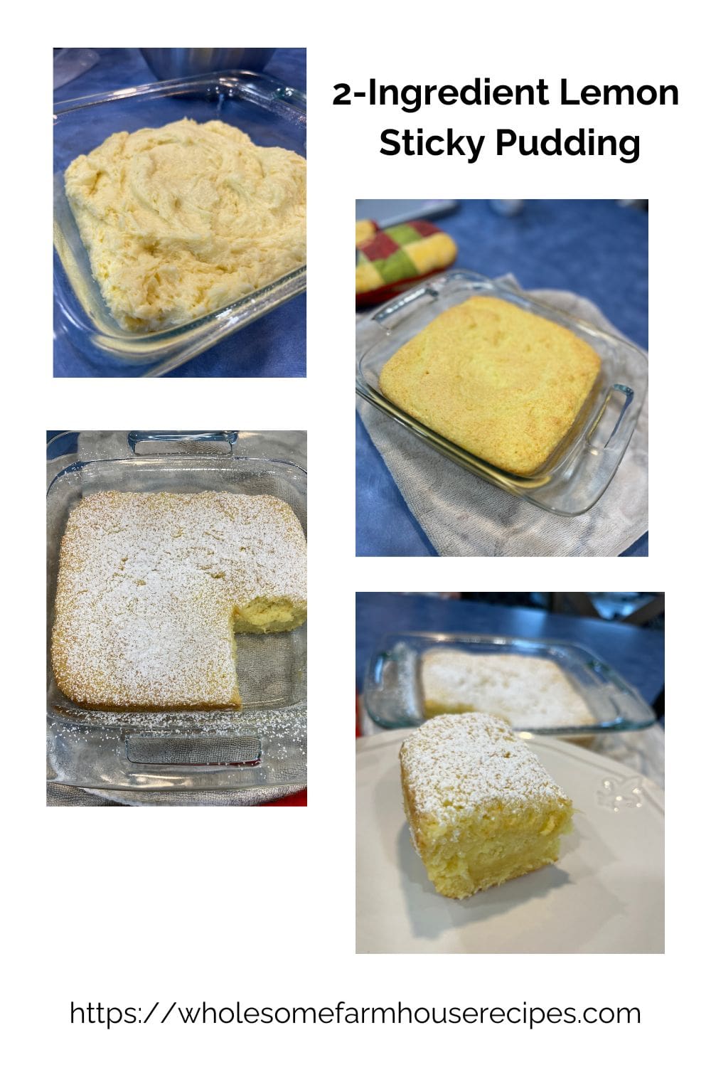 2-Ingredient Lemon Sticky Pudding