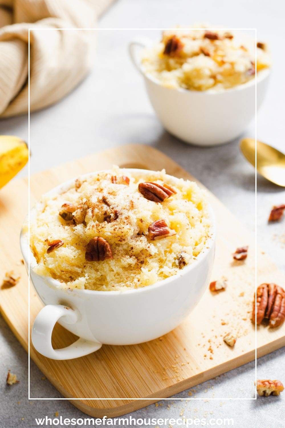 Cinnamon Roll Mug Cake