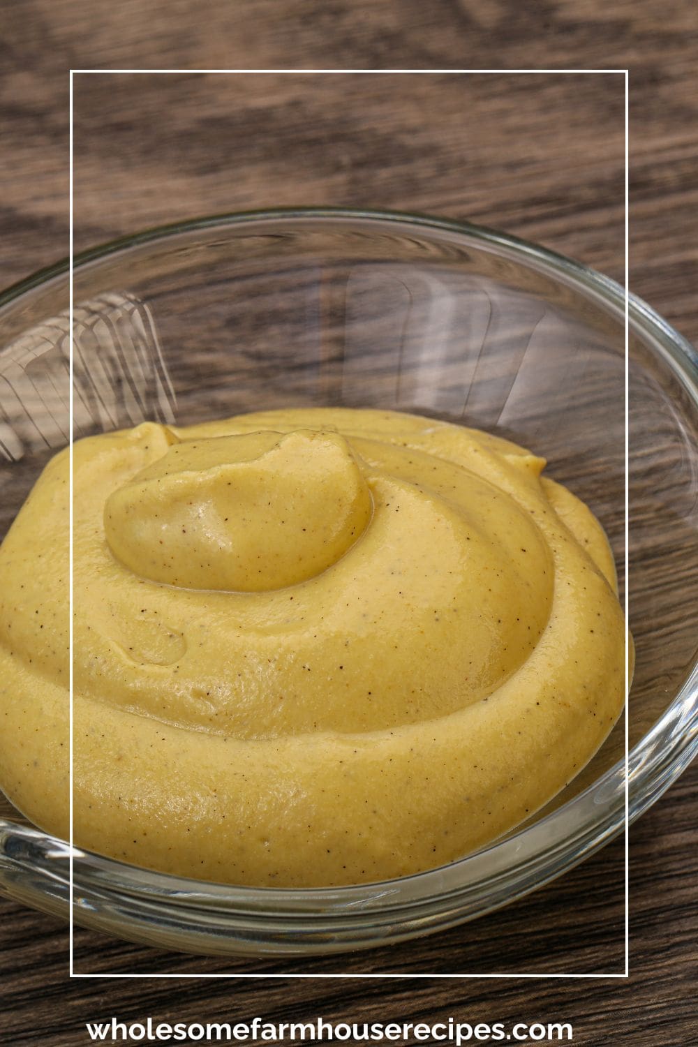 Homemade Dijon Mustard in Bowl