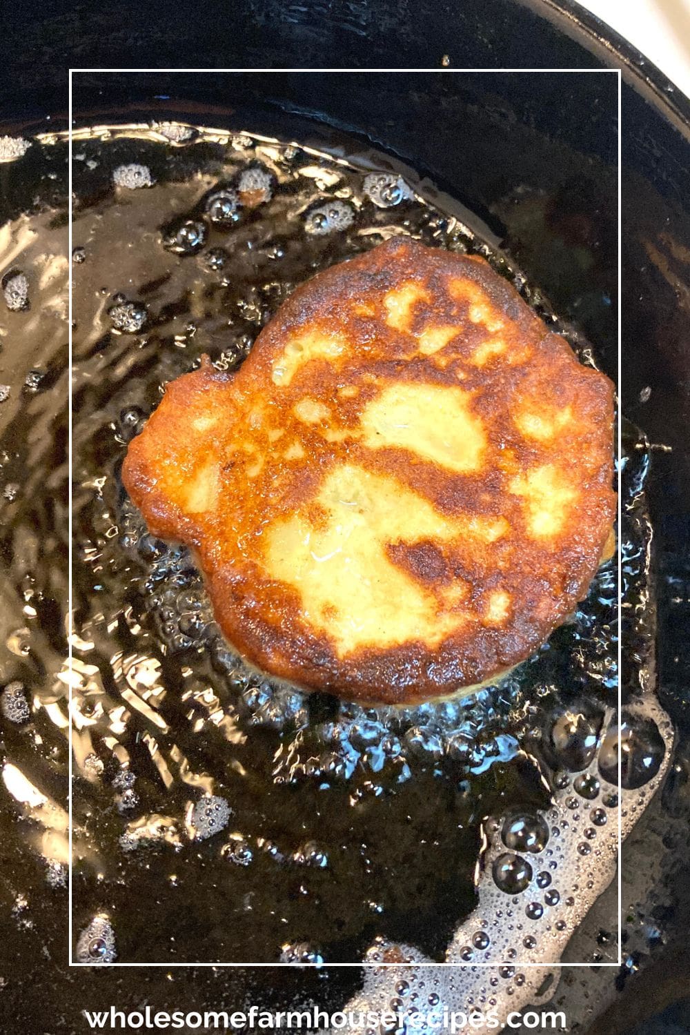 Frying a Potato Pattie