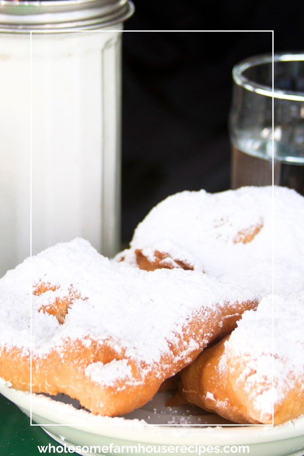 Delicious No Bake Yeast Beignets on a Plate