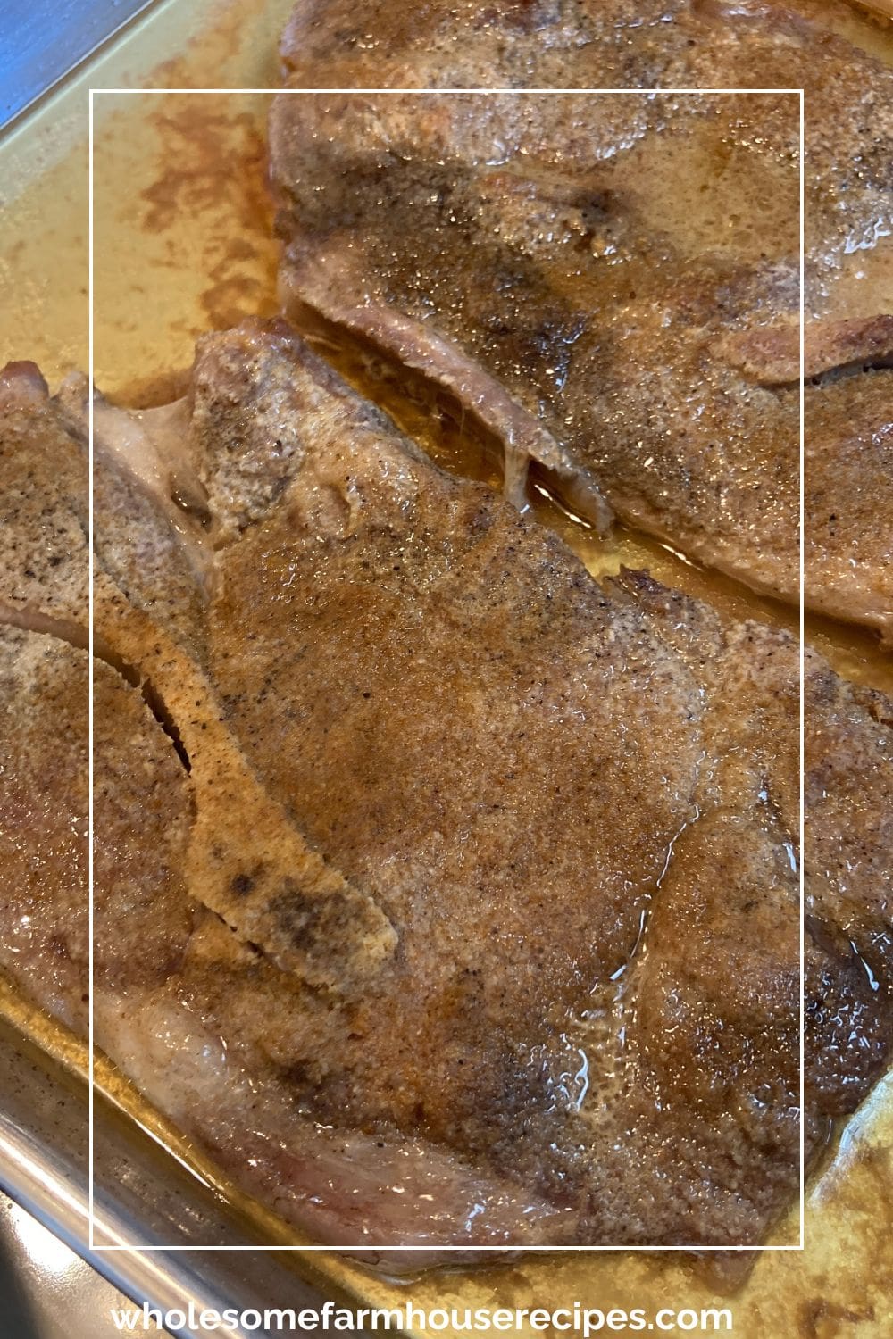 Perfectly Seasoned Oven Baked Pork Steaks